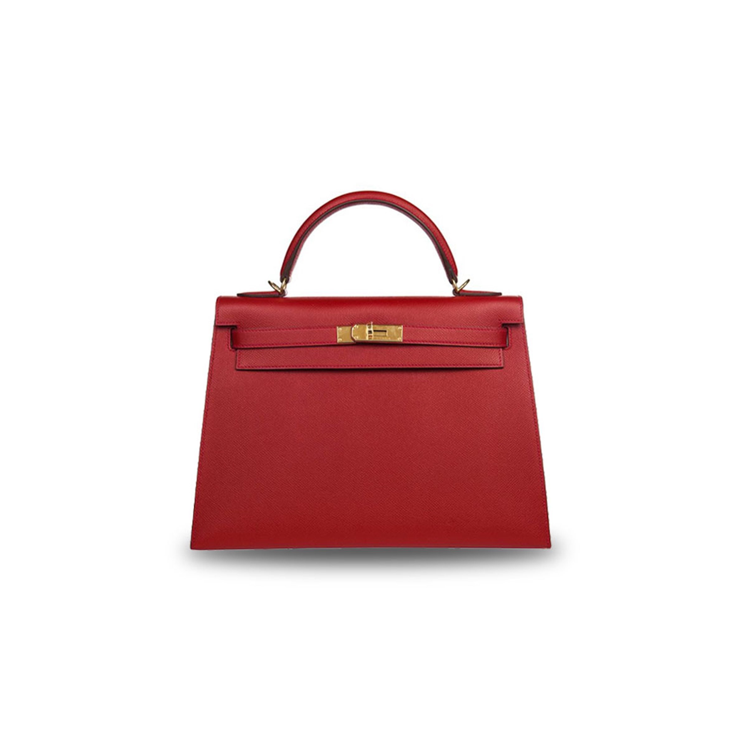 HERMÈS KELLY 32 ROUGE CASAQUE EPSOM (32*23*10.5cm) 